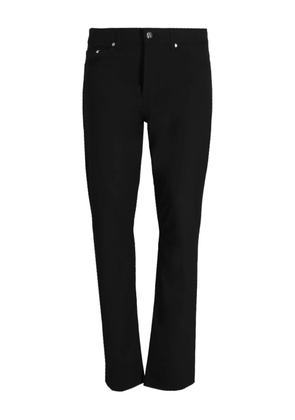 Karl Lagerfeld logo-patch jeans - Black