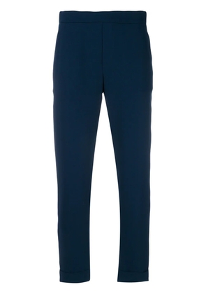 P.A.R.O.S.H. rolled cropped trousers - Blue