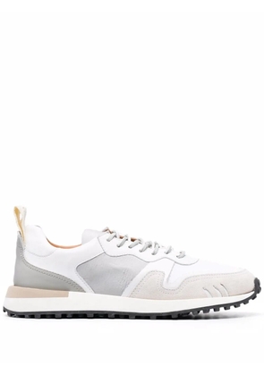 Buttero panelled design sneakers - White