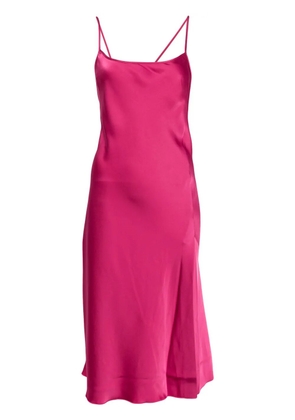 Stockholm Surfboard Club asymmetric midi dress - Pink