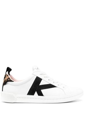 Kate Spade embossed-logo low-top sneakers - White