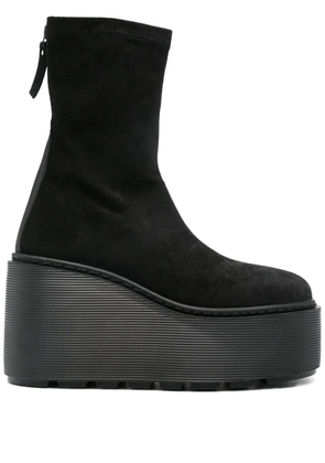 Vic Matie 100mm Stripy platform boots - Black
