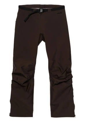 GR10K belted straight-leg trousers - Brown