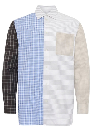JW Anderson patchwork shirt - Blue