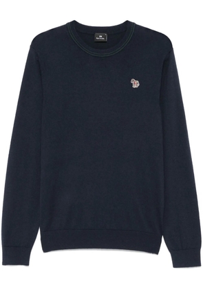 PS Paul Smith zebra-logo sweater - Blue