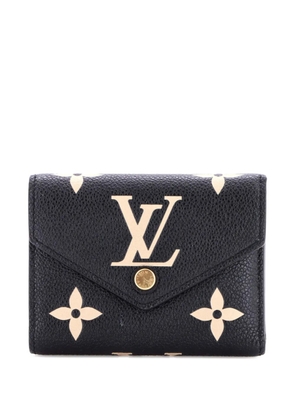 Louis Vuitton Pre-Owned Victorine Wallet Bicolor Monogram Empreinte Giant small wallets - Black