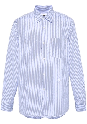 EYTYS Otis ripped striped shirt - Blue