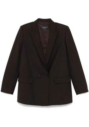 Fabiana Filippi double-breasted blazer - Brown
