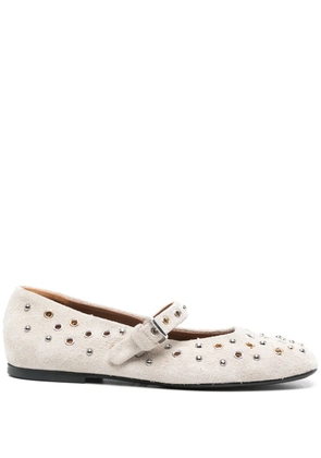 Dorothee Schumacher embellished ballerinas - Neutrals