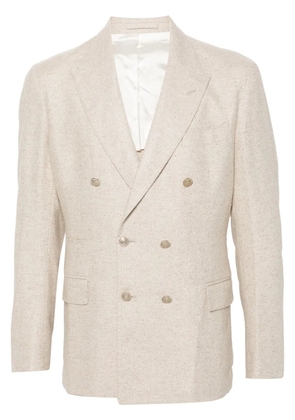 Eleventy mélange-effect blazer - Neutrals