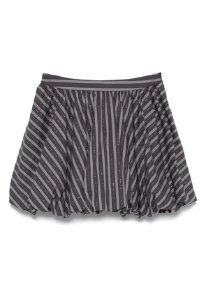 SANDRO striped mini skirt - Grey