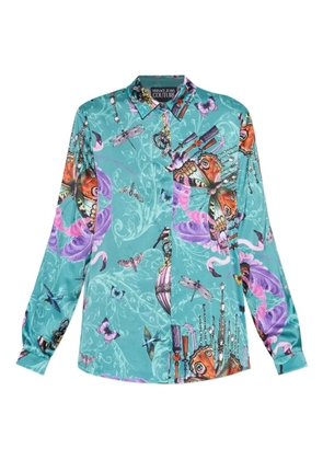 Versace Jeans Couture paisley-print shirt - Blue