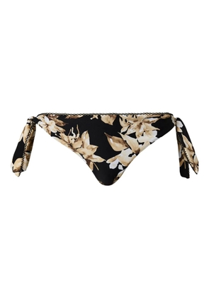 TWINSET floral-print bikini bottoms - Black