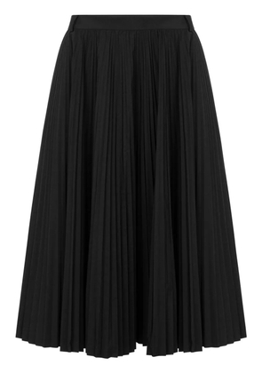 Moschino pleated midi skirt - Black