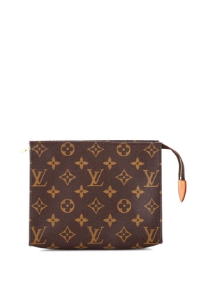 Louis Vuitton Pre-Owned Toiletry Monogram Canvas 19 pouch - Brown