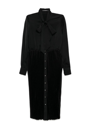 Karl Lagerfeld pleated shirt dress - Black