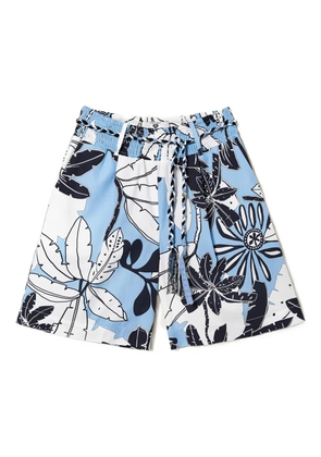 TWINSET floral-print shorts - Blue