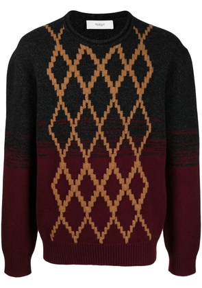 Pringle of Scotland argyle-pattern wool jumper - Green
