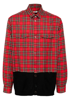 Undercover checked shirt - Red