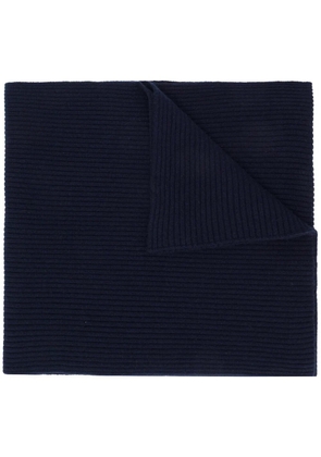 Cashmere In Love Bondi ribbed scarf - Blue
