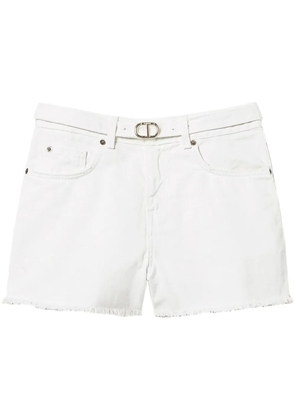 TWINSET Woven shorts - White