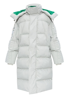 Lacoste hooded padded coat - White