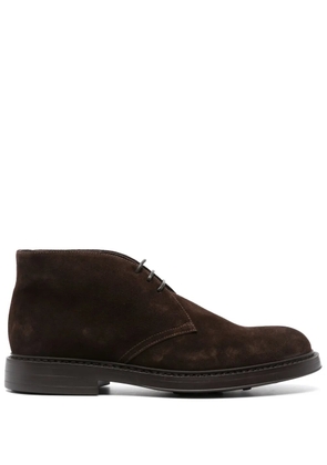 Doucal's suede boots - Brown