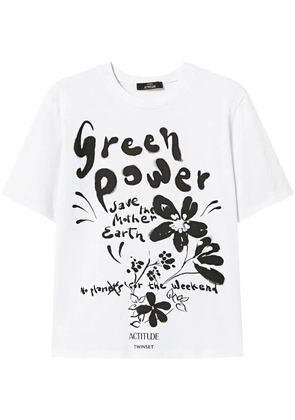 TWINSET printed T-shirt - White