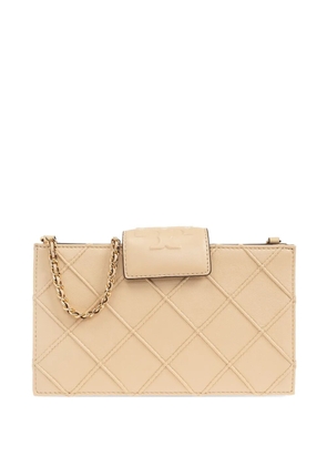 Tory Burch Fleming clutch bag - Neutrals