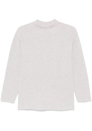 Le Tricot Perugia ribbed-knit sweater - Grey