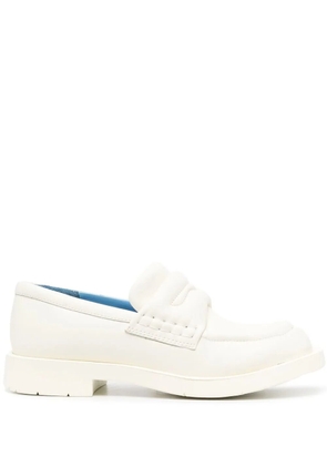 CamperLab padded leather loafers - White