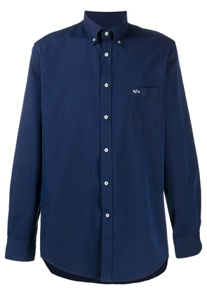Paul & Shark button-down cotton shirt - Blue
