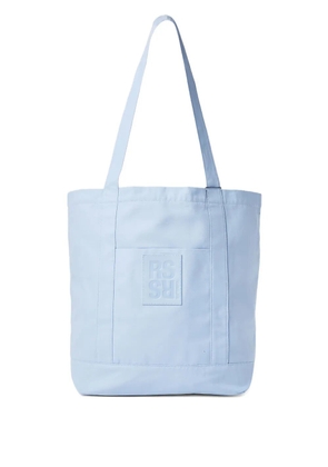 Raf Simons cotton tote bag - Blue