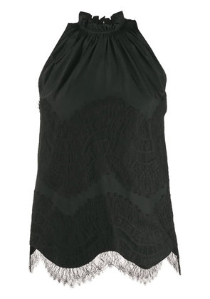Givenchy lace-overlay tank top - Black