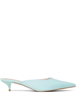 TWINSET 40mm faux-leather mules - Blue
