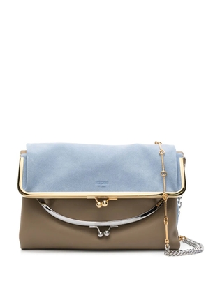 Moschino layered clutch bag - Blue