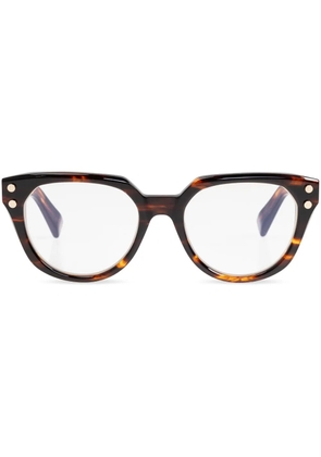 Balmain Eyewear cat-eye glasses - Brown