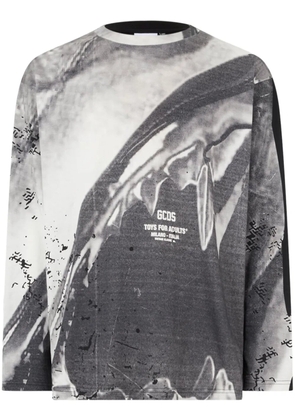 GCDS Morso long-sleeve T-shirt - Grey