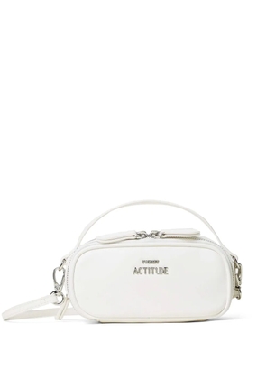 TWINSET mini logo-embellished shoulder bag - White