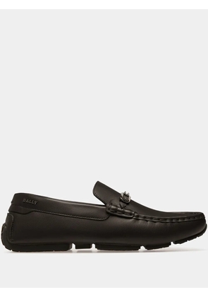 Bally logo-print loafers - Black