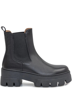 ENNEQUADRO leather Chelsea boots - Black