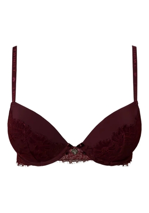 TWINSET chantilly-lace push-up bra - Red