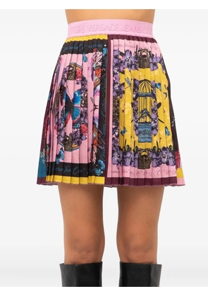 Versace Jeans Couture pleated skirt - Pink