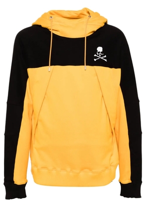 Mastermind World color-block hoodies - Yellow