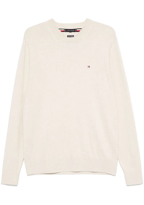 Tommy Hilfiger crew-neck sweater - Neutrals