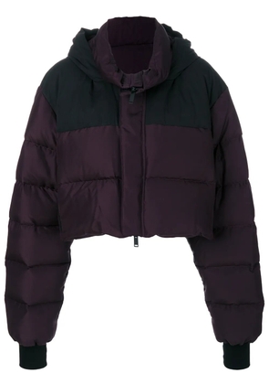 UNRAVEL PROJECT padded cropped jacket - Pink