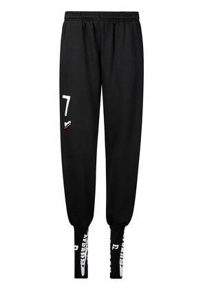PROTOTYPES logo-print track pants - Black