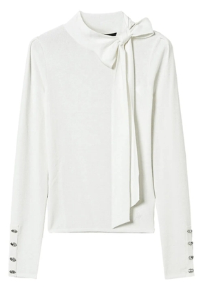 TWINSET bow-embellished jumper - White