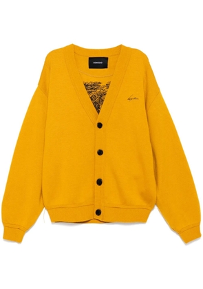 SONGZIO embroidered cardigan - Yellow