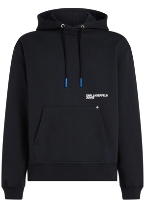 Karl Lagerfeld Jeans graphic-print hoodie - Black